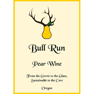 Bull Run Pear Wine 12/12.68oz.